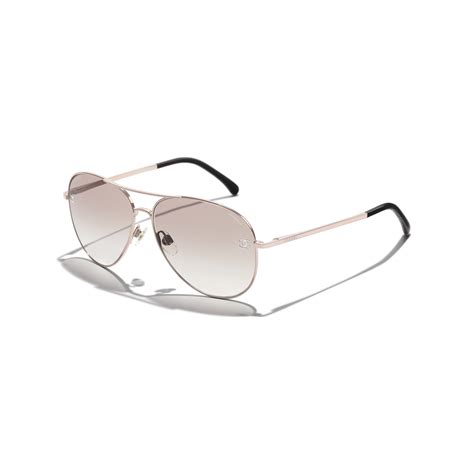 chanel sunglasses a5176|CHANEL Sunglasses: Pilot Sunglasses, metal & calfskin — .